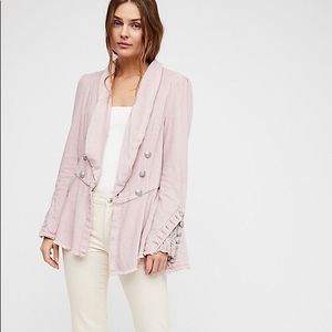 NWT | Free People Flared Sleeve Blazer in Lilac